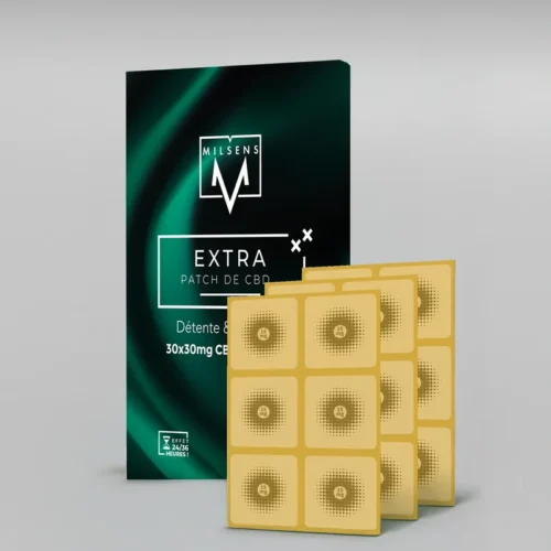 Patch CBD 30mg Milsens | Diffusion 24-36h Sans THC